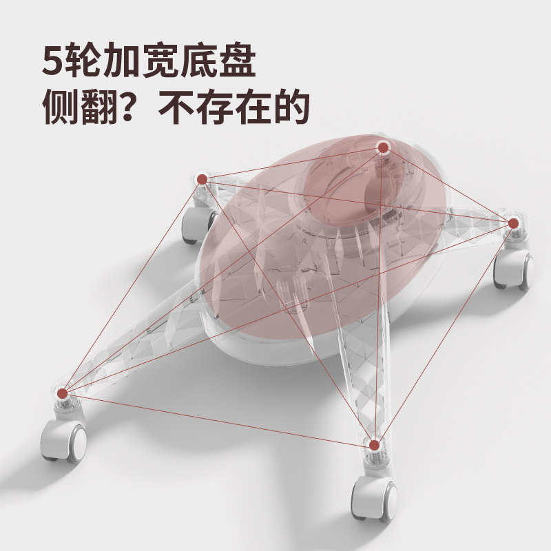 DRY-801人體工學椅粉色